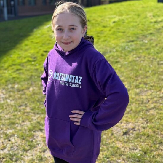 Kids College Hoodie (Purple or White)
