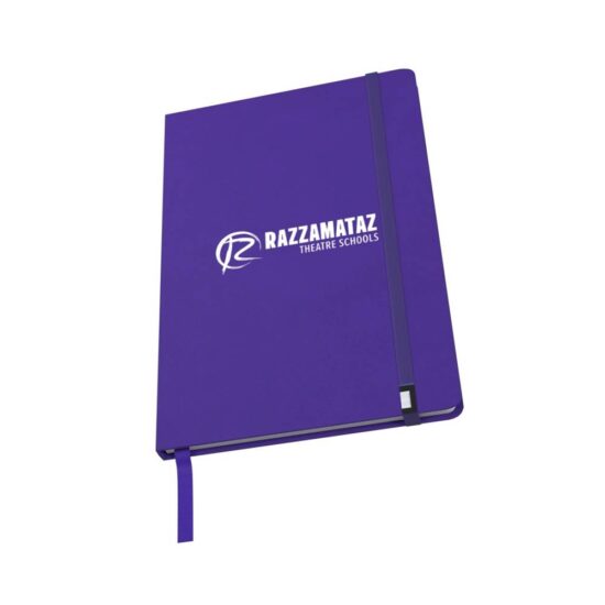A5 Lined Purple Notebook